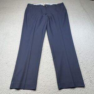 Peter Millar Pants Men 38x32 Blue Flat Performance Stretch Durham Golf‎ Casual